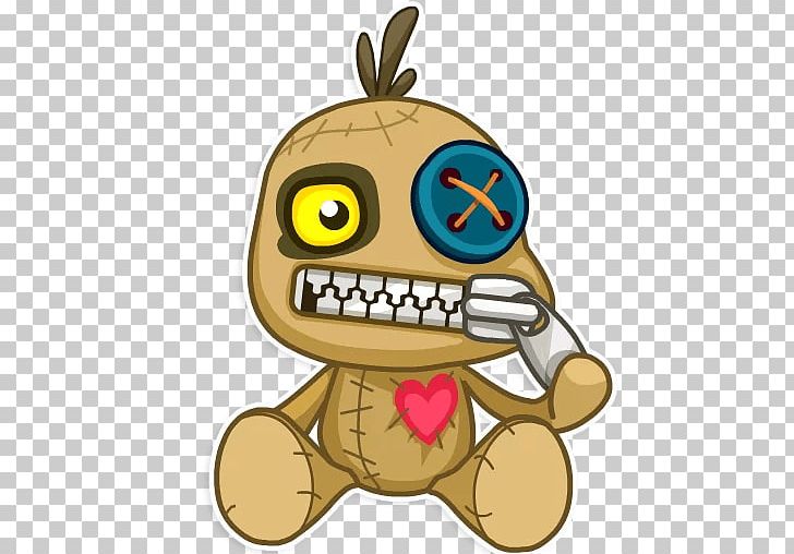 Sticker Voodoo Doll West African Vodun Telegram PNG, Clipart, Cartoon, Character, Doll, Fictional Character, Food Free PNG Download