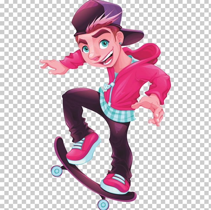 Cartoon Drawing Skateboarding PNG, Clipart, Child, Fictional Character, Figurine, Footwear, Ice Skating Free PNG Download