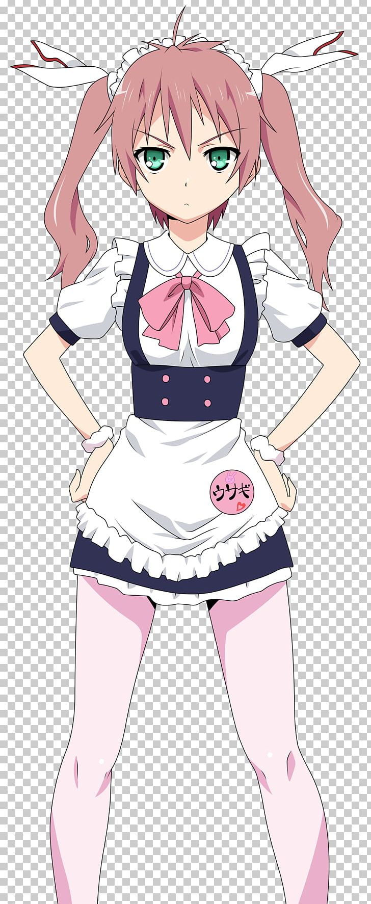 Anime Girl Mayo Chiki! Manga Black Hair PNG, Clipart, Anime, Apron, Arm, Brown Hair, Cartoon Free PNG Download