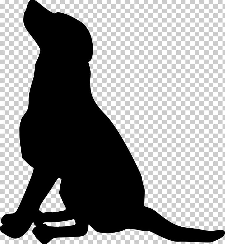 Labrador Retriever Silhouette PNG, Clipart, Animals, Black, Black And White, Carnivoran, Cat Free PNG Download