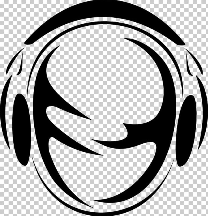 Headphones Logo Disc Jockey PNG, Clipart, Artwork, Audio, Black, Black And White, Circle Free PNG Download