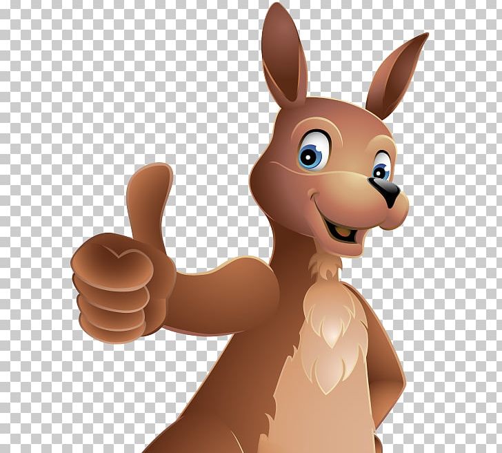 Macropodidae Thumb Signal Kangaroo Hare PNG, Clipart, Animal, Carnivoran, Cartoon, Ear, Easter Bunny Free PNG Download