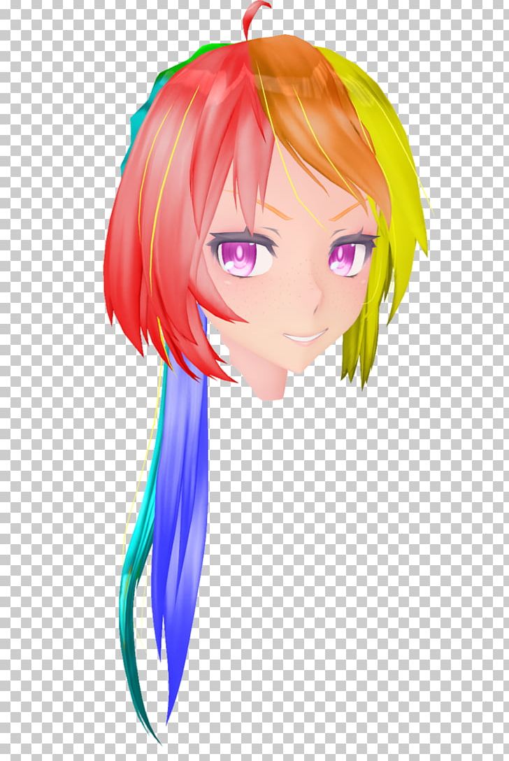 Rainbow Dash Fluttershy Hair PNG, Clipart, Cartoon, Computer Wallpaper, Deviantart, Face, Fictional Character Free PNG Download