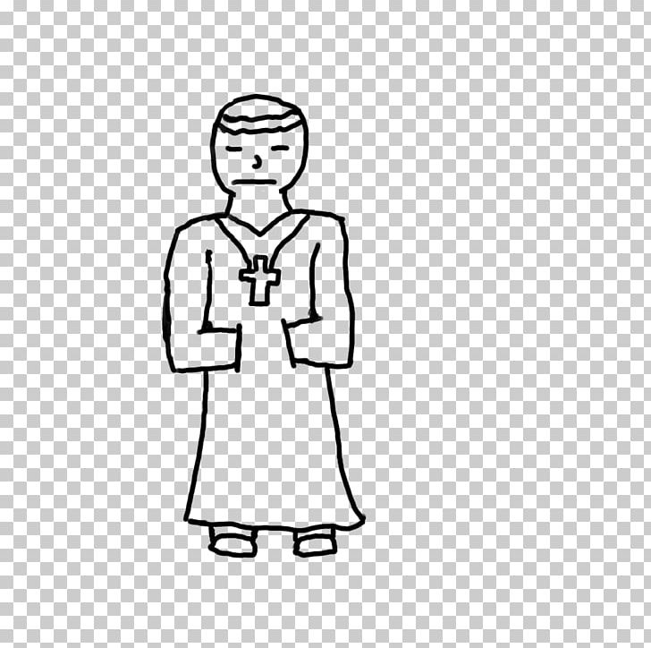Drawing Priest Line Art Cartoon PNG, Clipart, Angle, Arm, Black, Black And White, Cartoon Free PNG Download