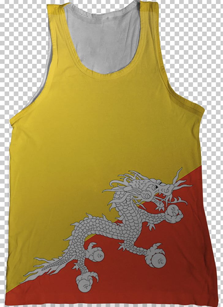 Flag Of Bhutan National Symbols Of Bhutan Thimphu Dzongkha PNG, Clipart, Active Shirt, Active Tank, Bhutan, Clothing, Country Free PNG Download