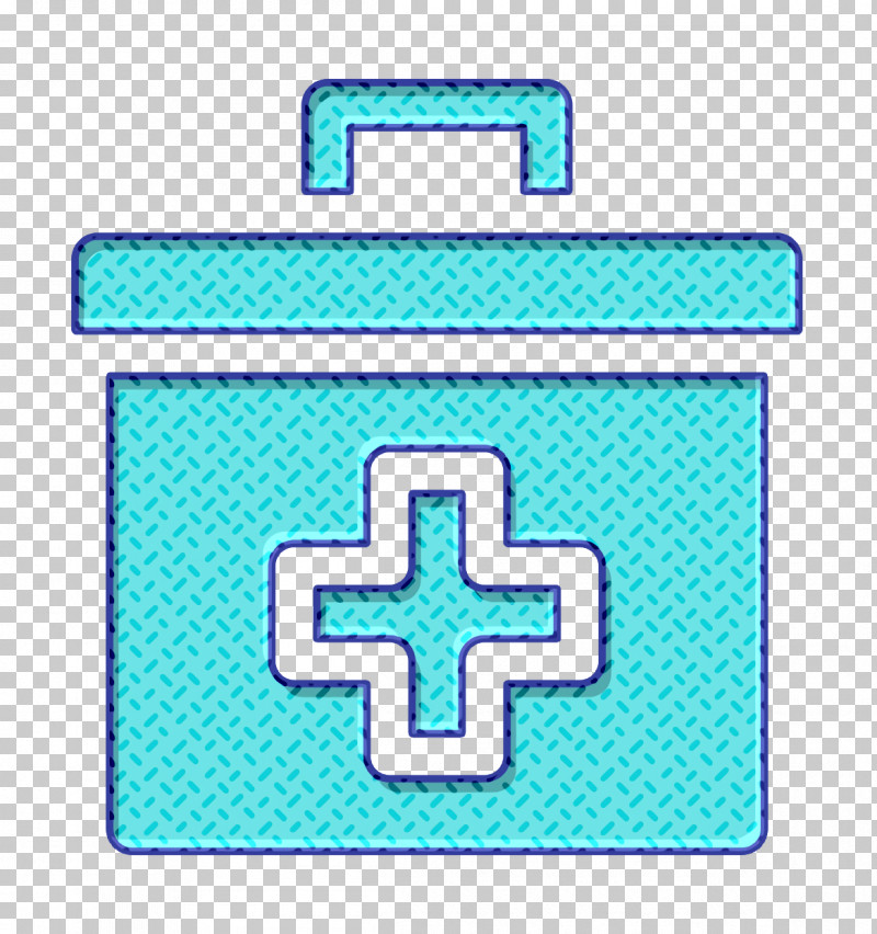 First Aid Kit Icon Summer Camp Icon Healthcare And Medical Icon PNG, Clipart, Aqua, First Aid Kit Icon, Healthcare And Medical Icon, Line, Rectangle Free PNG Download