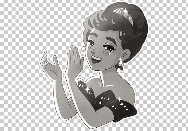 Audrey Glamour Sticker Telegram VKontakte Character PNG, Clipart, Art, Cartoon, Fictional Character, Film, Flru Free PNG Download