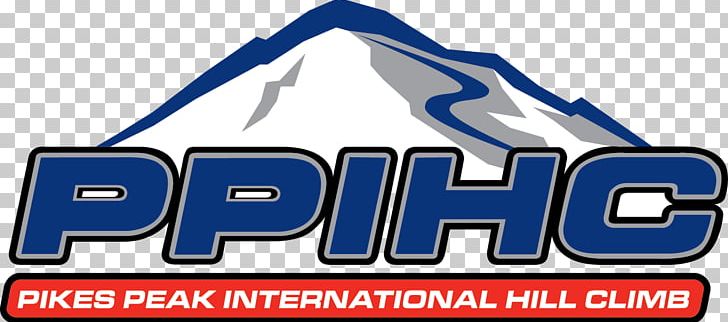 Pikes Peak International Hill Climb Hillclimbing Logo HPD PNG, Clipart, Area, Blue, Brand, Electric Blue, Hill Climb Free PNG Download