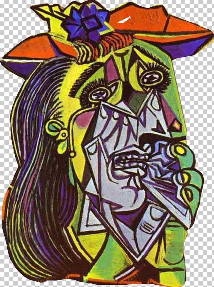 The Weeping Woman Picasso's Blue Period Guernica Painting Art PNG, Clipart,  Free PNG Download