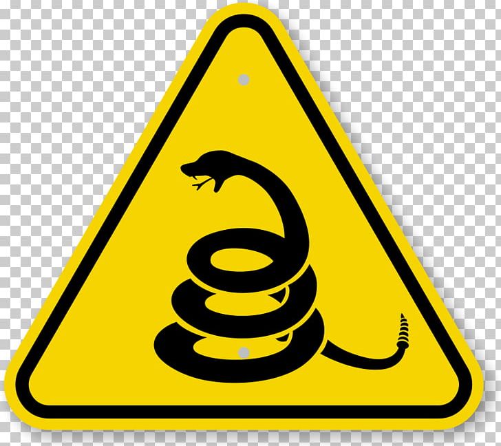 Snake Warning Sign Hazard Safety PNG, Clipart, Animals, Area, Hazard, Line, Poison Free PNG Download