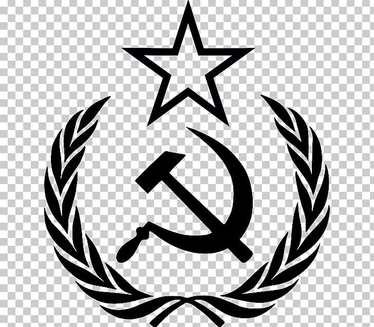 Soviet Union Hammer And Sickle Russian Revolution PNG, Clipart, Artwork, Black And White, Circle, Communism, Hammer Free PNG Download