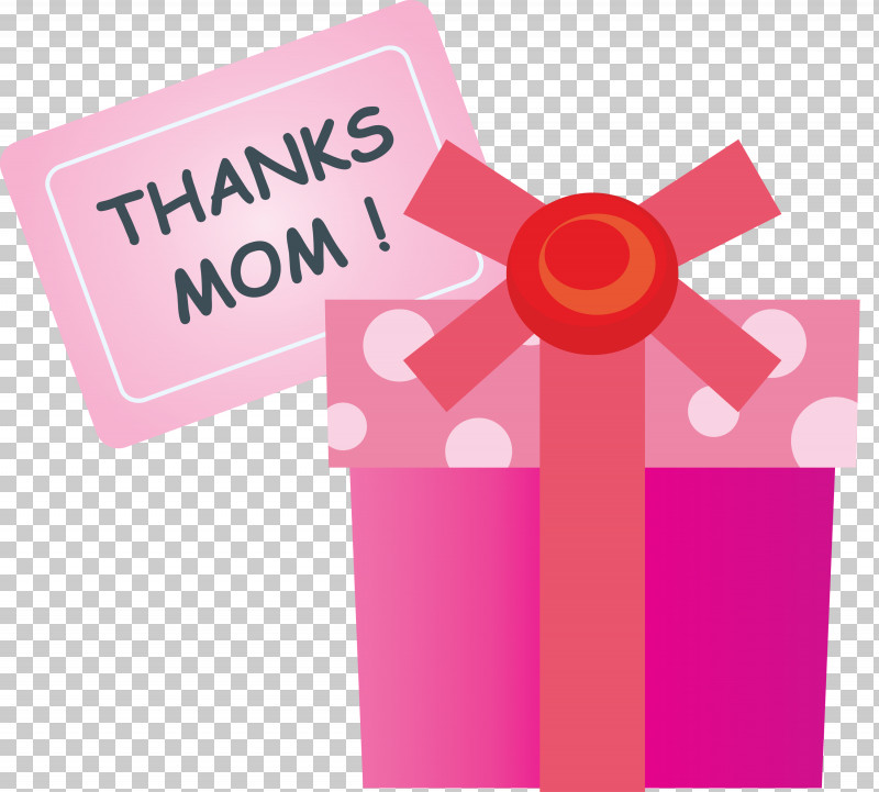 Mothers Day Gift Thanks Mom PNG, Clipart, Automotive Wheel System, Auto Part, Magenta, Material Property, Mothers Day Gift Free PNG Download