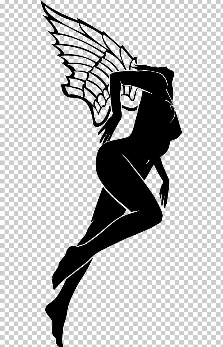Fairy PNG, Clipart, Bend, Black, Black And White, Cartoon, Female Free PNG Download