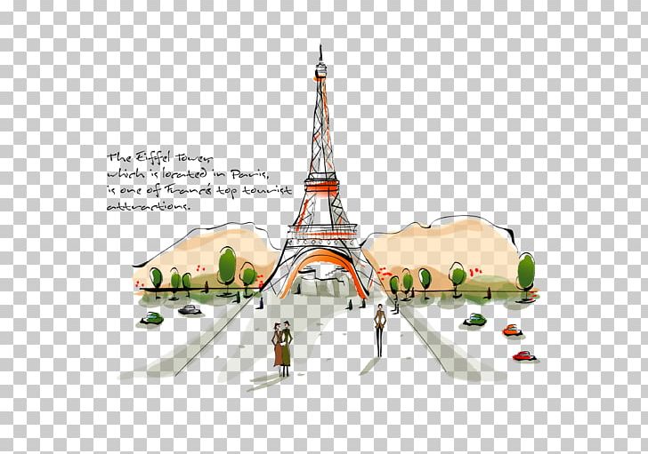 Eiffel Tower Landscape Painting Art PNG, Clipart, Building, Building Vector, Church, Continental, Drawing Free PNG Download