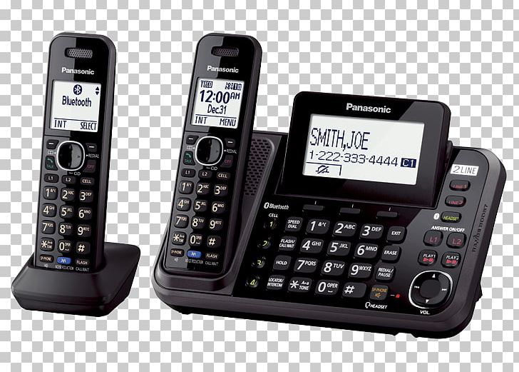Panasonic KX-TG954 Cordless Telephone Mobile Phones Digital Enhanced Cordless Telecommunications PNG, Clipart, Answering Machine, Answering Machines, Caller Id, Cellular Network, Communication Free PNG Download