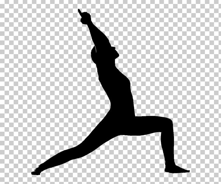 Ashtanga Vinyasa Yoga Silhouette Be A Warrior Not A Worrier: An Enlightening Approach To Conquering 12 Everyday Worries Virabhadrasana I PNG, Clipart, Arm, Ashtanga Vinyasa Yoga, Balance, Black And White, Core Stability Free PNG Download