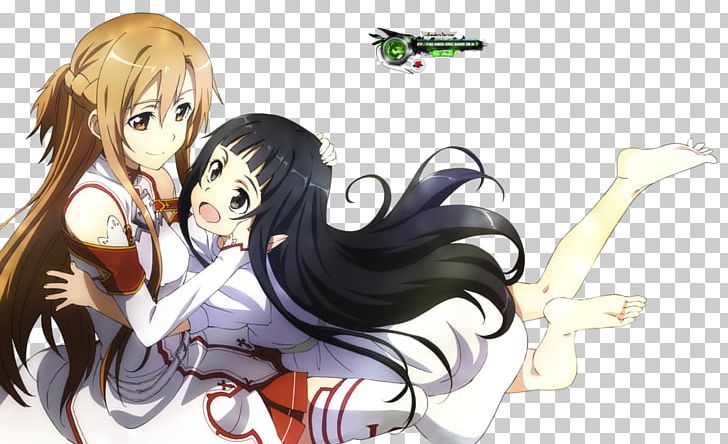 Asuna Kirito Sword Art Online 1: Aincrad PNG, Clipart, 1080p, Black Hair, Cartoon, Cg Artwork, Computer Wallpaper Free PNG Download