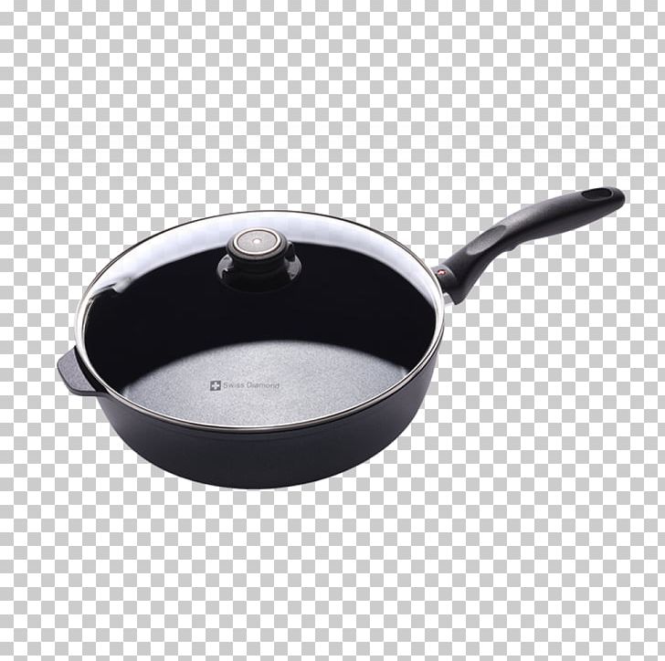 Non-stick Surface Frying Pan Cookware Swiss Diamond International Lid PNG, Clipart, Casserola, Cooking, Cookware, Cookware And Bakeware, Frying Free PNG Download