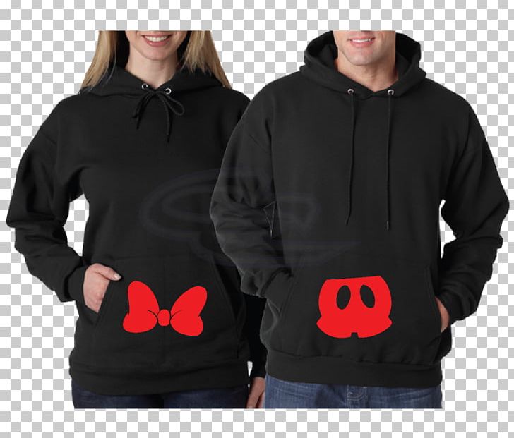 T-shirt Hoodie Clothing Minnie Mouse PNG, Clipart, Black, Bluza, Bride, Clothing, Couple Free PNG Download