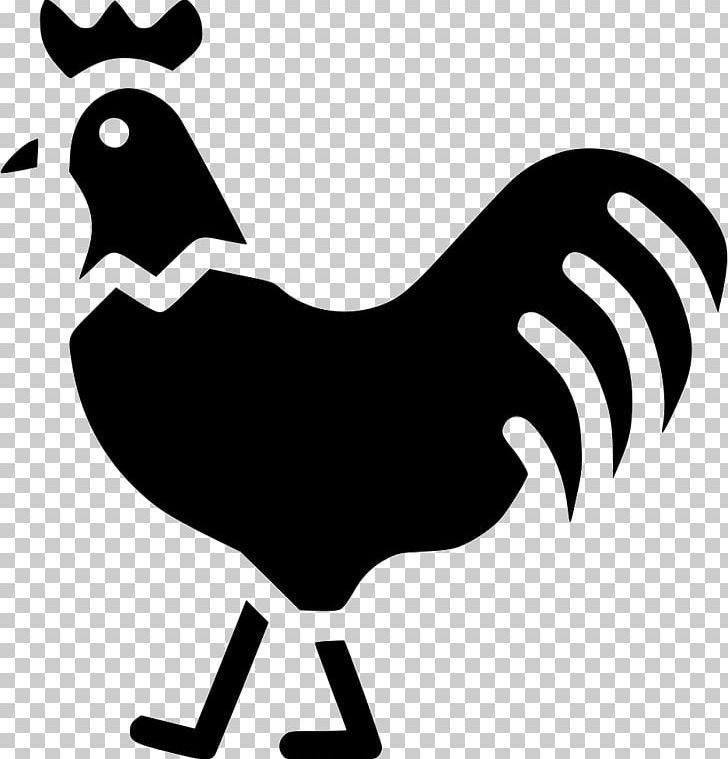 Chicken Rooster Livestock PNG, Clipart, Animals, Artwork, Beak, Bird, Black And White Free PNG Download
