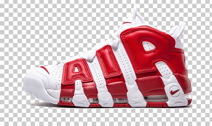 Nike Sports Shoes Air More Uptempo 'White Red' Basketball Shoe PNG, Clipart,  Free PNG Download