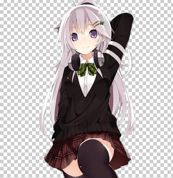 Anime Manga Female 少女向けアニメ Drawing PNG, Clipart, Anime, Artwork, Black Hair, Brown Hair, Catgirl Free PNG Download