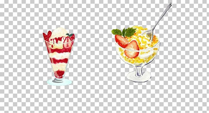 Ice Cream Sundae Mousse Parfait PNG, Clipart, Cartoon, Cocktail Garnish, Cream, Cup, Dairy Product Free PNG Download