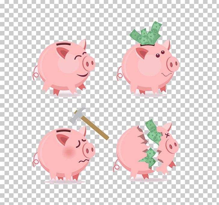 Domestic Pig Piggy Bank Money PNG, Clipart, Animals, Bank, Banking, Bank Vector, Cartoon Free PNG Download