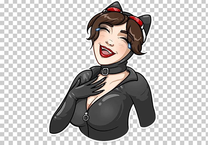 Telegram Sticker Android Emoji PNG, Clipart, 1000000, Android, Art, Cartoon, Catwoman Free PNG Download