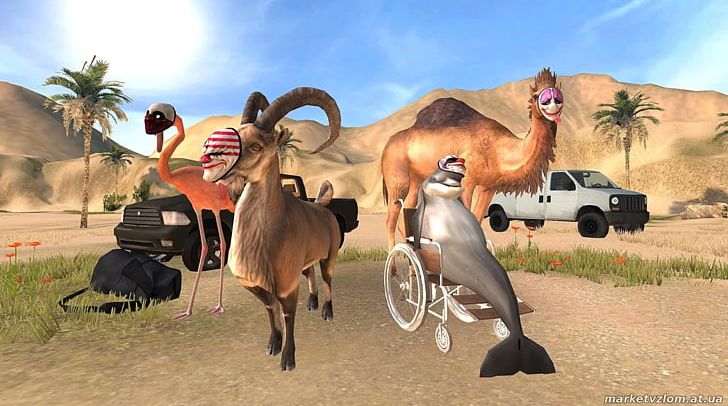 Goat Simulator Payday Android PNG, Clipart, Adventure, Android, Animals, App Store, Arabian Camel Free PNG Download