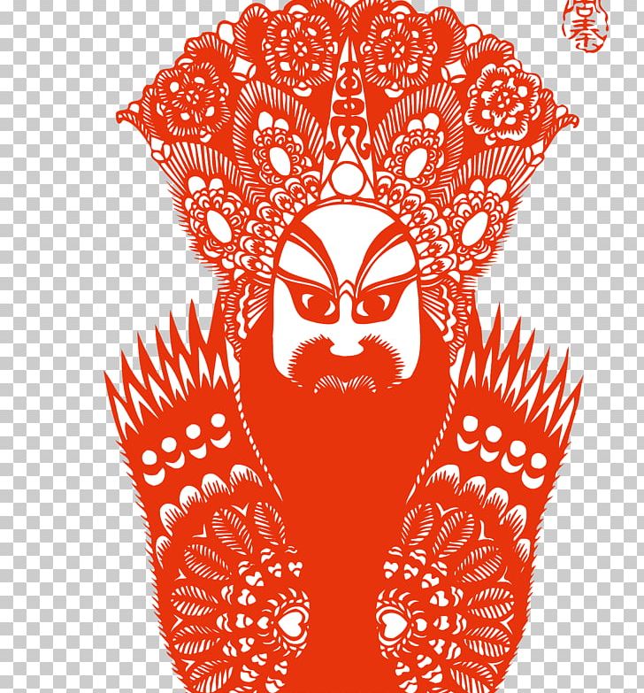Paper Peking Opera Facebook Icon PNG, Clipart, Art, Chinese Opera, Chinese Paper Cutting, Creative, Cutting Free PNG Download