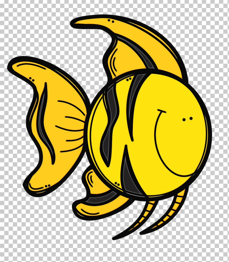Insect Cartoon Yellow PNG, Clipart, Cartoon, Insect, Paint, Watercolor, Wet Ink Free PNG Download