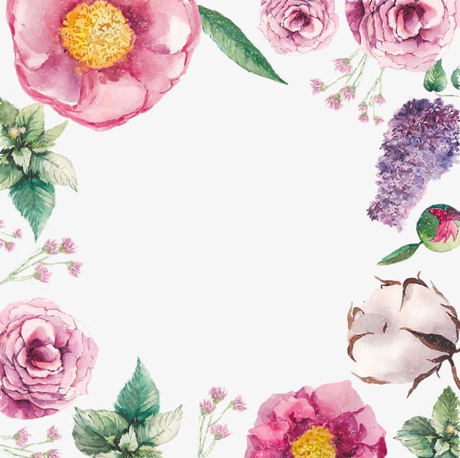 Flowers Texture Borders PNG, Clipart, Border, Borders Clipart, Creative, Creative Flowers, Flower Free PNG Download