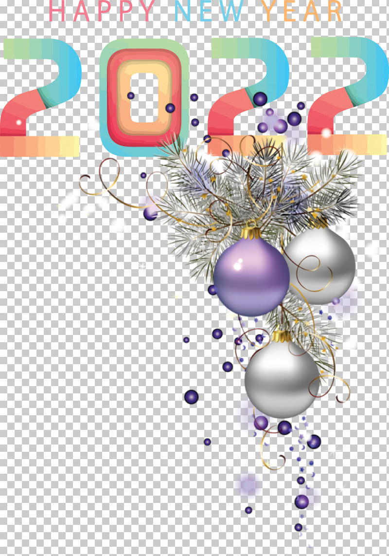 Happy 2022 New Year 2022 New Year 2022 PNG, Clipart, Bauble, Christmas Day, Christmas Decoration, Feliz Navidad, Holiday Free PNG Download