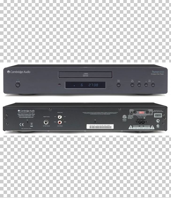 CD Player Cambridge Audio Digital-to-analog Converter Compact Disc PNG, Clipart, Amplifier, Audio, Audio Power Amplifier, Audio Receiver, Av Receiver Free PNG Download