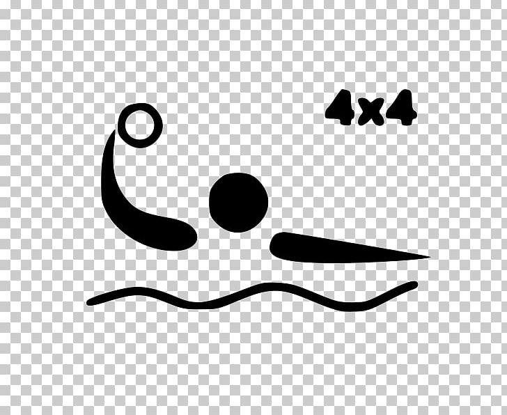 Water Polo Swimming Pictogram Olympic Games Olympic Sports PNG, Clipart, Black, Black And White, Line, Monochrome Photography, Nda Free PNG Download