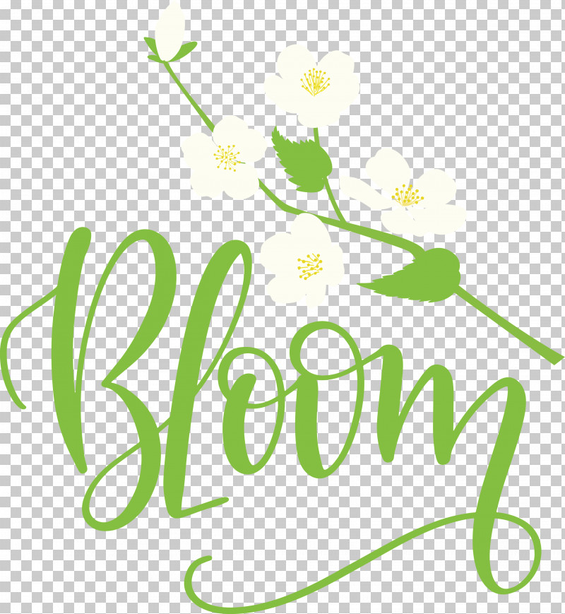 Bloom Spring PNG, Clipart, Bloom, Floral Design, Green, Leaf, Line Free PNG Download