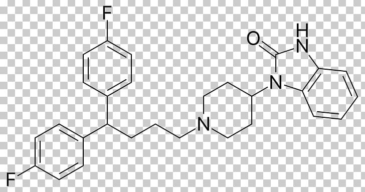 Pimozide Typical Antipsychotic Pharmaceutical Drug Schizophrenia PNG, Clipart, Angle, Antipsychotic, Area, Benzimidazole, Black And White Free PNG Download