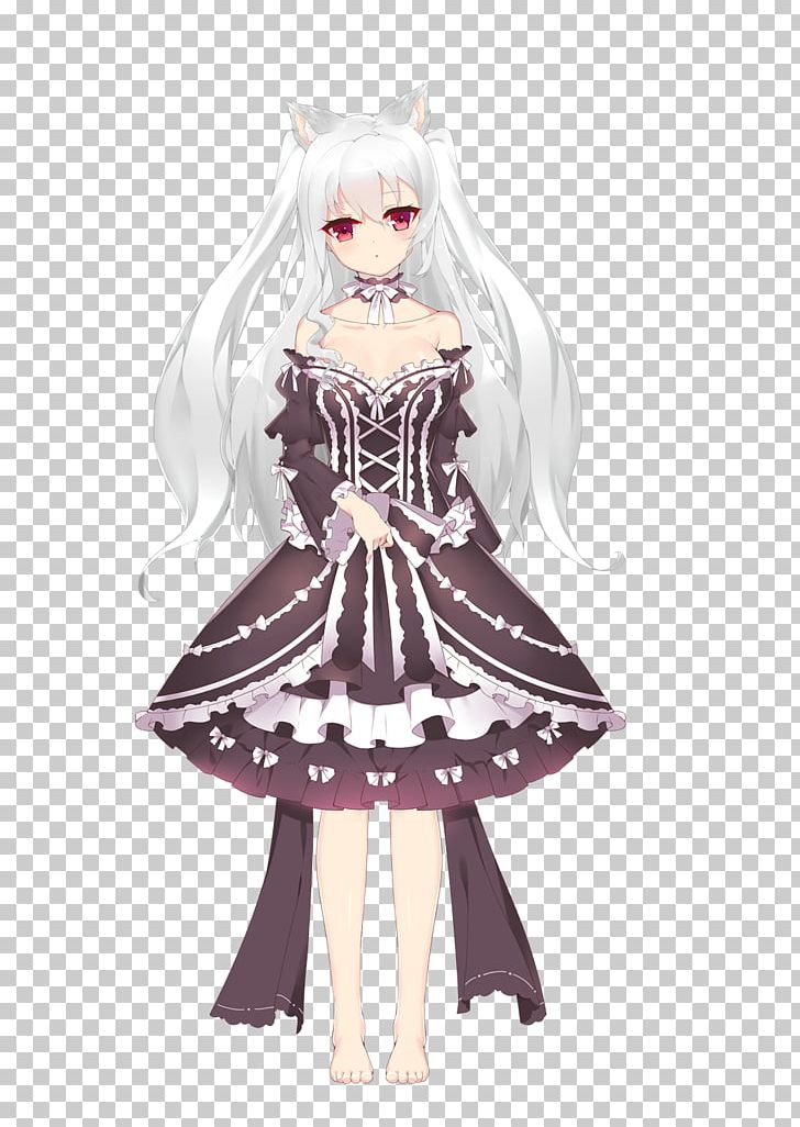 Lolita Fashion Costume Skirt Dress PNG, Clipart, Anime, Breasts, Catgirl, Character, Clothing Free PNG Download