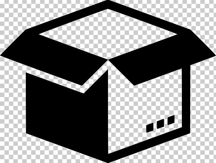 Computer Icons Carton Box PNG, Clipart, Angle, Area, Black, Black And White, Box Free PNG Download