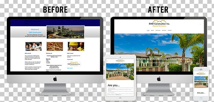 Web Development Responsive Web Design Web Page PNG, Clipart, Advertising, Computer Monitor, Display Advertising, Display Device, Imagine It Media Free PNG Download