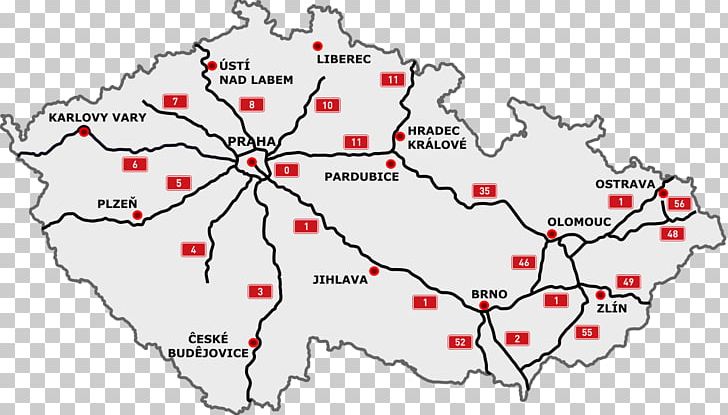 Highways In The Czech Republic D1 Motorway Controlled-access Highway Road And Motorway Directorate Of The Czech Republic PNG, Clipart, Area, Controlledaccess Highway, Czech Republic, D1 Motorway, Highways In Poland Free PNG Download