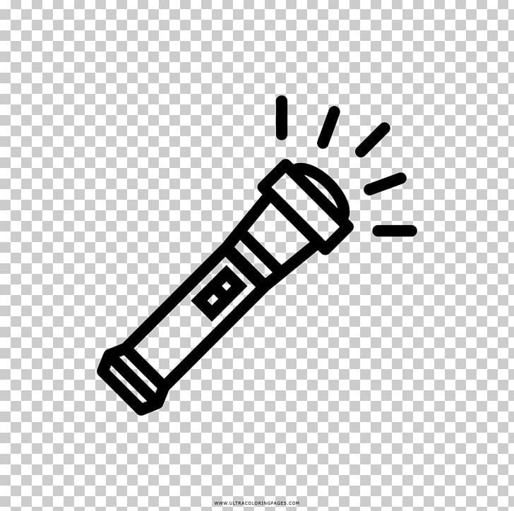 Drawing Torch Coloring Book Flashlight PNG, Clipart, Angle, Area, Black, Black And White, Brand Free PNG Download
