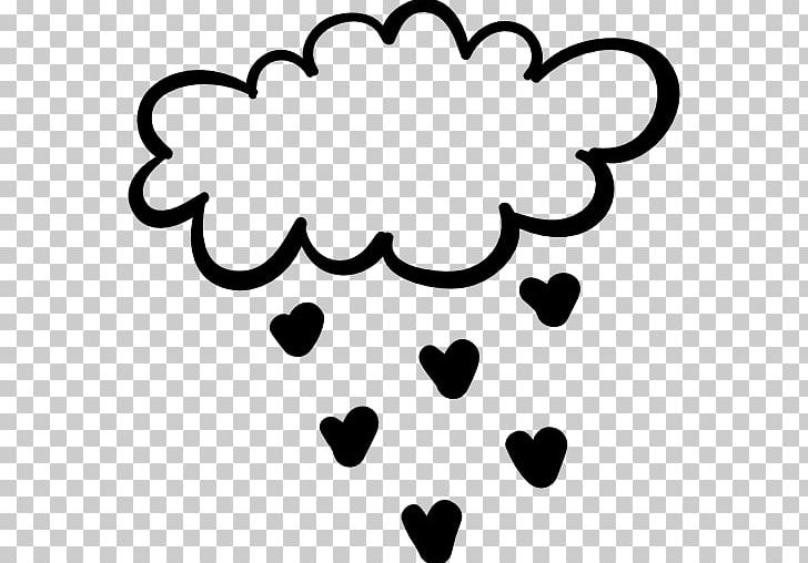 Rain Cloud Computer Icons PNG, Clipart, Area, Black, Black And White, Circle, Cloud Free PNG Download