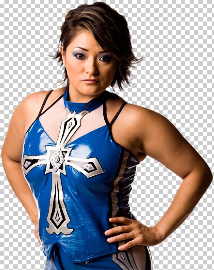 Ayako Hamada Professional Wrestler Shimmer Women Athletes Impact Wrestling PNG, Clipart, Arm, Ayako Hamada, Blue, Clothing, Digital Art Free PNG Download
