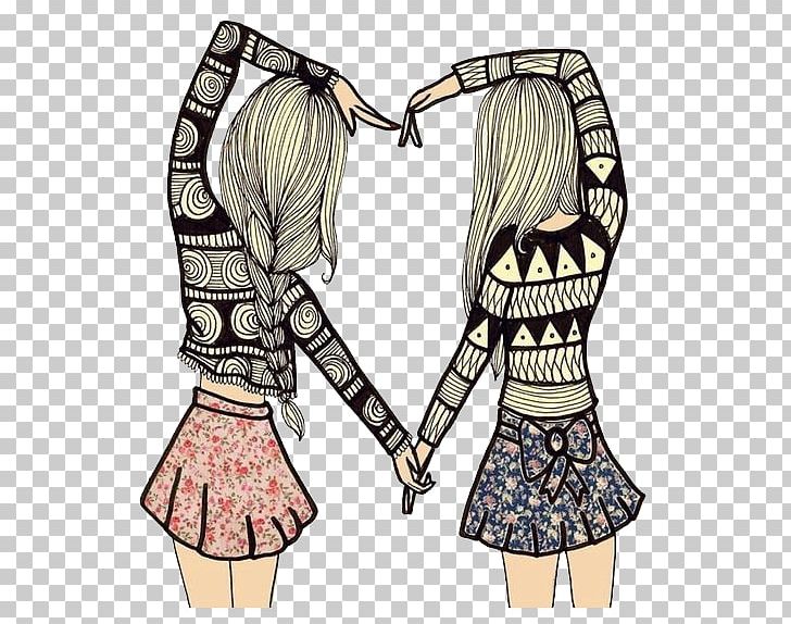 Drawing Friendship Photography PNG, Clipart, Arm, Best Friends, Clothing, Costume Design, Deviantart Free PNG Download