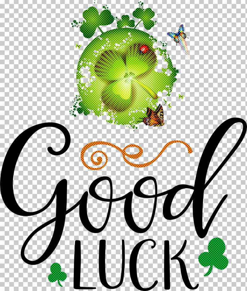 Good Luck Saint Patrick Patricks Day PNG, Clipart, Flower, Fruit, Good Luck, Green, Leaf Free PNG Download