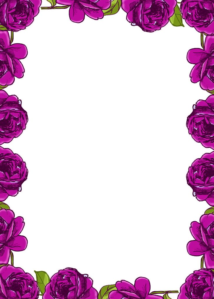page border designs flowers png