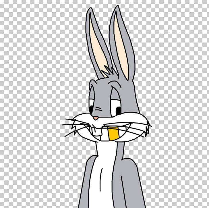 Bugs Bunny Domestic Rabbit Gold Teeth Drawing PNG, Clipart, Angle, Animals, Bird, Black And White, Carnivoran Free PNG Download