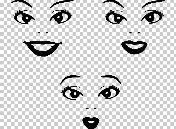 Face Smiley Woman PNG, Clipart, Art, Black And White, Cheek, Computer Icons, Emoticon Free PNG Download